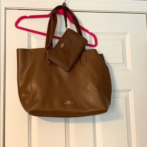 Coach derby bag and wristlet